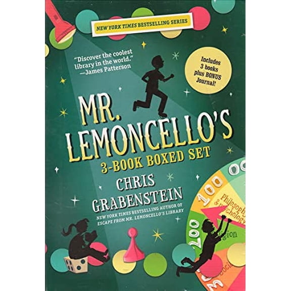 Pre-Owned Mr. Lemoncello's 3 Book Boxed Set with Bonus Journal Paperback