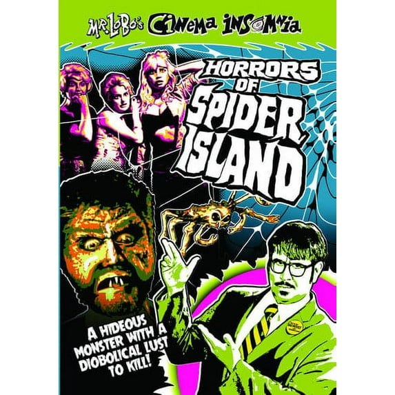 Mr Lobo's Cinema Insomnia: Horrors Spider Of Island (DVD), Alpha Video, Horror