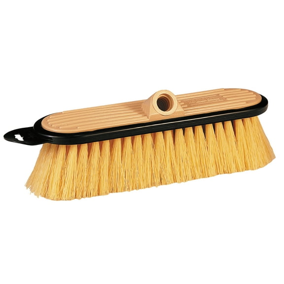 Mr.LongArm 0406 Stiff Flow-Thru 10" Chemical Resistant RV Cleaning Brush