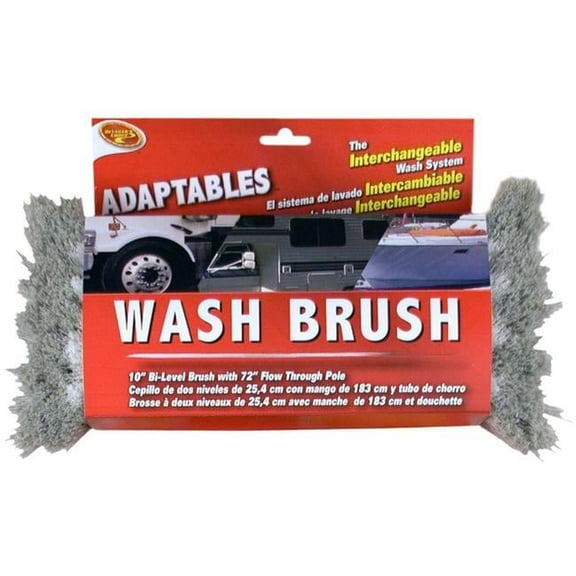 Mr. Longarm 483 Bi-Level Flow-Thru Very Soft Brush, Blue