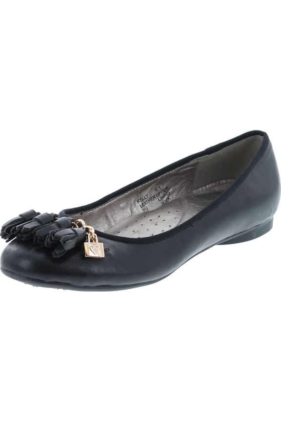 Mr Lorens Womens Leather Martina Fashion Flats Shoes