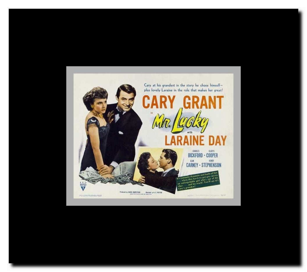 Mr. Lucky Framed Movie Poster