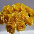 thumbnail image 1 of Mr. MJs CM-TC006YE 18 Yellow Roses Artificial Flowers, 1 of 1