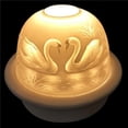 thumbnail image 1 of Mr. MJs HO-CDL-05017 Swans on A Lake Tea Light Dome Candle Holder, 1 of 1