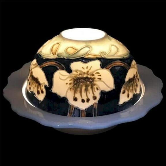 Mr. MJs HO-DNDT14 Floral Hand & Painted Dome Light