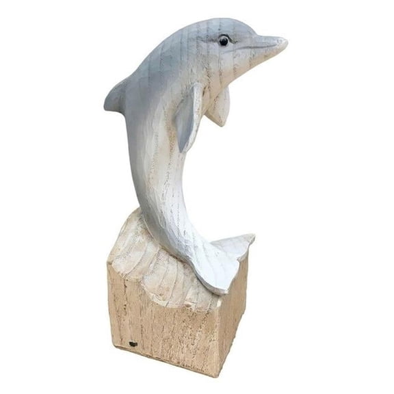 Mr. MJs HO-JY37004W-8-1 Dolphin Decor Figurine