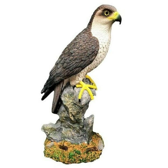 Mr. MJs HO-JY48136-1 Falcon on A Rock Statuette