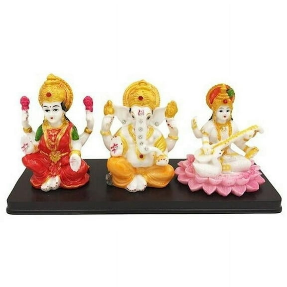 Mr. MJs HO-M3-1135 Laxmi, Ganesh & Saraswati Figurine