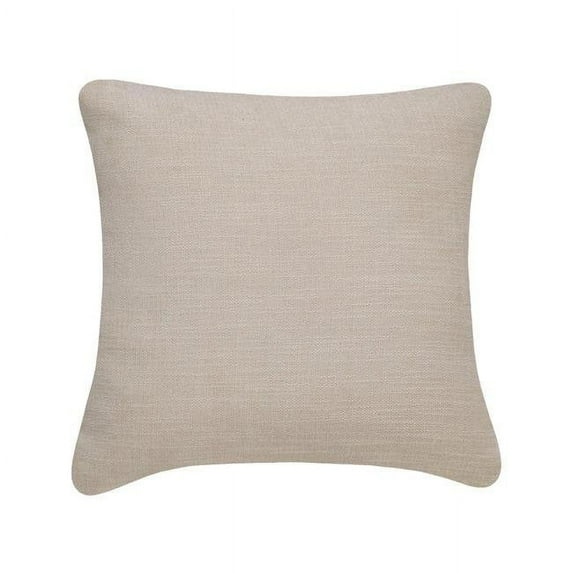 Mr. MJs SQ-PI-FTHER-CHBEI-1818 18 x 18 in. Chevon Decorative Cushion, Beige - 100 Percent Duck Feather