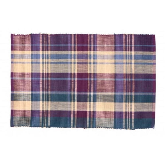 Mr. MJs Trading AG-01261S-4 19 in. Ribbed Placemats, Kargil - Set of 4