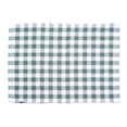 thumbnail image 1 of Mr. MJs Trading AG-01293S-4 19 in. Ribbed Placemats, Toro Green Check - Set of 4, 1 of 1