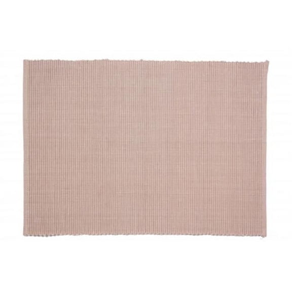 Mr. MJs Trading AG-01310S-4 19 in. Ribbed Placemats, Beige - Set of 4