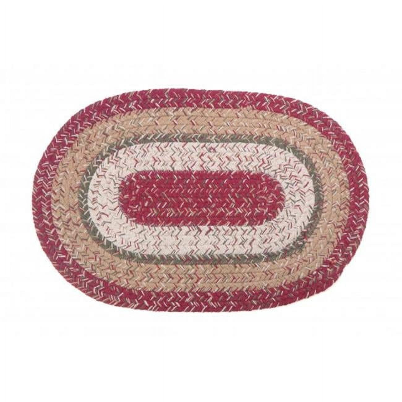 Mr. MJs Trading AG-03256-13x19 Braided Placemat, Rosemary - 13 x 19 in.