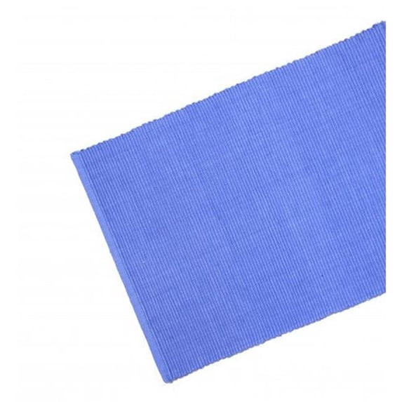 Mr. MJs Trading AG-07315-13x54 13 x 54 in. Ribbed Table Runner, Blue