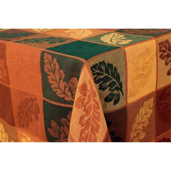 Mr. MJs Trading AG-23357-60x86oval 60 x 86 in. Oval Table Cloth, Pinehurst