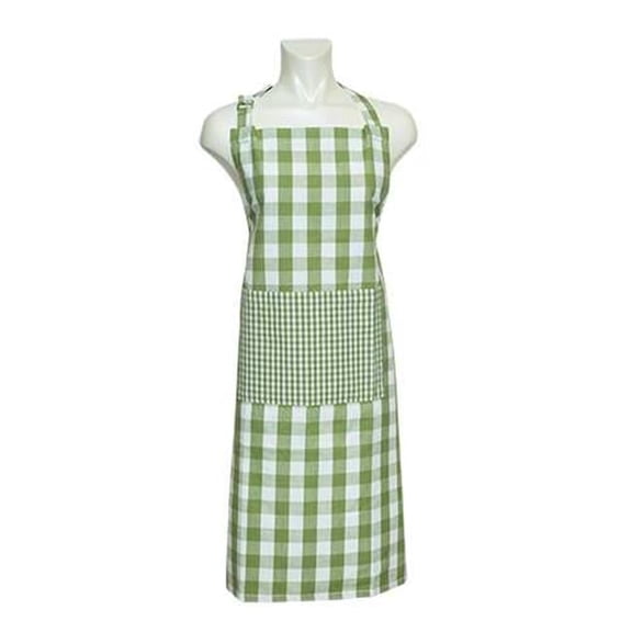 Mr. MJs Trading AG-37293 Kitchen Apron, Toro Green Check