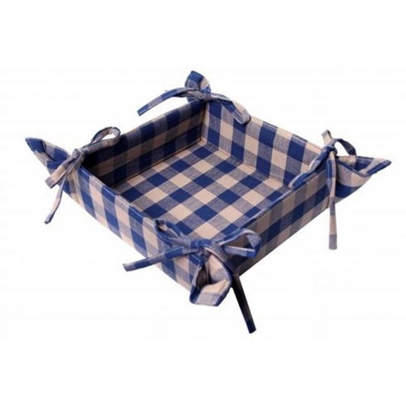 Mr. MJs Trading AG-45250-13x9 13 x 9 in. Ribbed Table Runner with Tassels Check