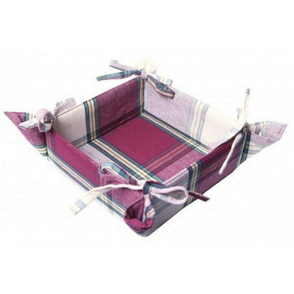 Mr. MJs Trading AG-45736-5.5x5.5 5.5 x 5.5 in. Bread Basket, Sherwood Burgundy