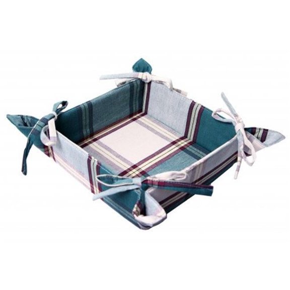Mr. MJs Trading AG-45738-13x9 13 x 9 in. Ribbed Table Runner with Tassels Wood Green