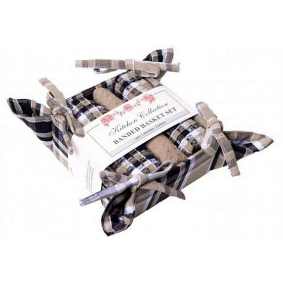 Mr. MJs Trading AG-48298 Bread Basket Set, Black Haze