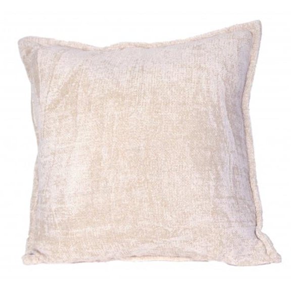 Mr. MJs Trading AG-56306-coveronly 18 x 18 in. Chenille Cushion Cover, Natural