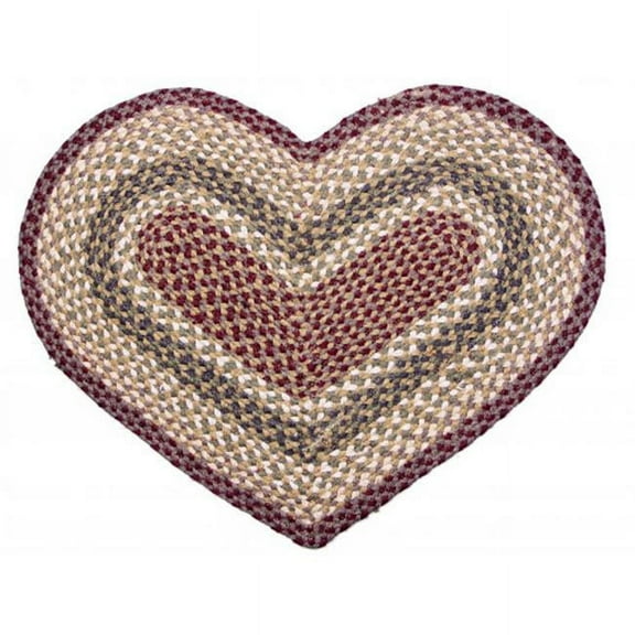 Mr. MJs Trading AG-64104 Braided Heart Rug