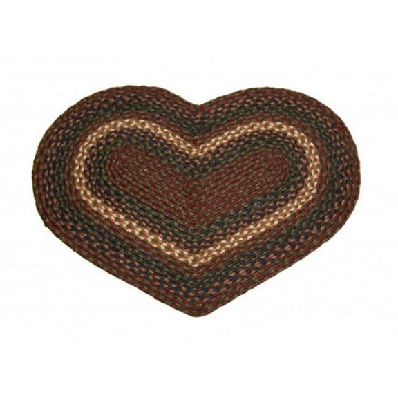 Mr. MJs Trading AG-64109 Braided Heart Rug