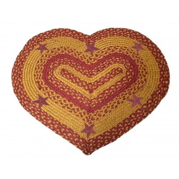 Mr. MJs Trading AG-64112 Braided Heart Rug