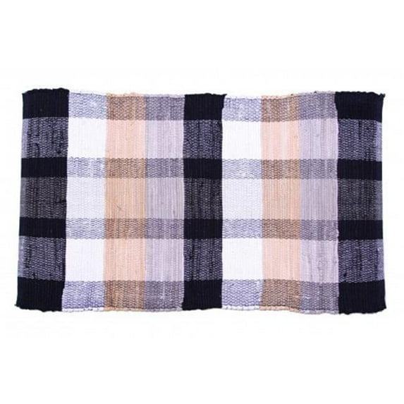 Mr. MJs Trading AG-66288-30x44 30 x 44 in. Chindi Rug, Blackstone