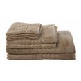 thumbnail image 1 of Mr. MJs Trading AG-95310-28x18 28 x 18 in. Bamboo Bath Towel, Taupe & Beige, 1 of 1