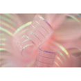 thumbnail image 1 of Mr. MJs Trading AI-187302 Pink & Pearl Striped Chiffon Ribbon, 1 of 1