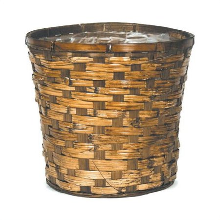 Mr. MJs Trading AI-3530-802 Rattan Espresso Wash Bucket