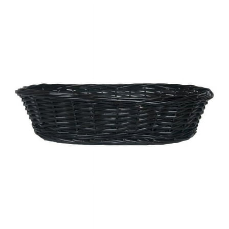 Mr. MJs Trading AI-5280DT Black Oval Willow Basket
