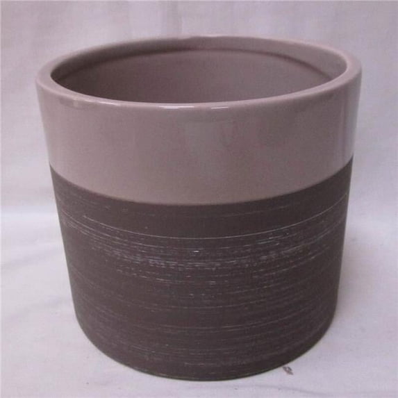 Mr. MJs Trading AI-CE00-170 Gray with Border Planter