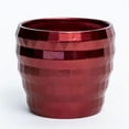 thumbnail image 1 of Mr. MJs Trading AI-CE00-889 Mettalic Red Faceted Planter, 1 of 1