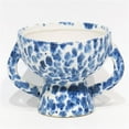 thumbnail image 1 of Mr. MJs Trading AI-CE04-228 Blue & White Pattern with Handles & Pedestal Planter, 1 of 1