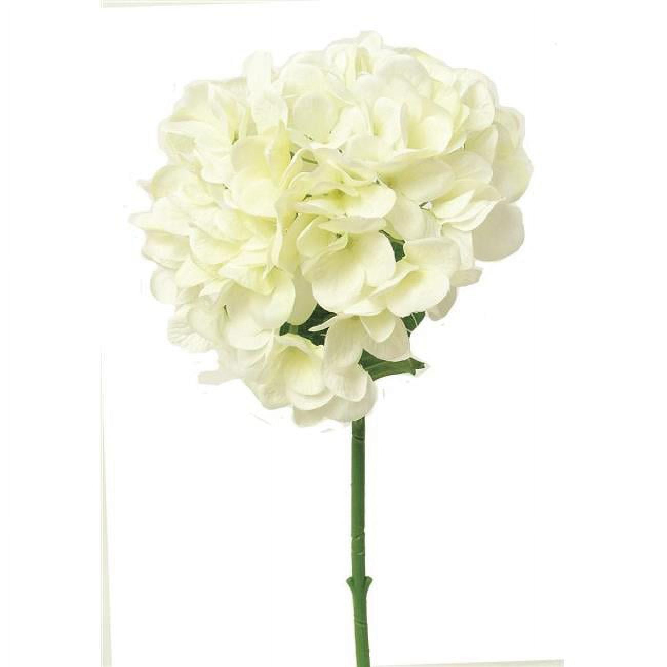 Mr. MJs Trading AIFL3956CRW Creamy White Hydrangea Stem Artificial