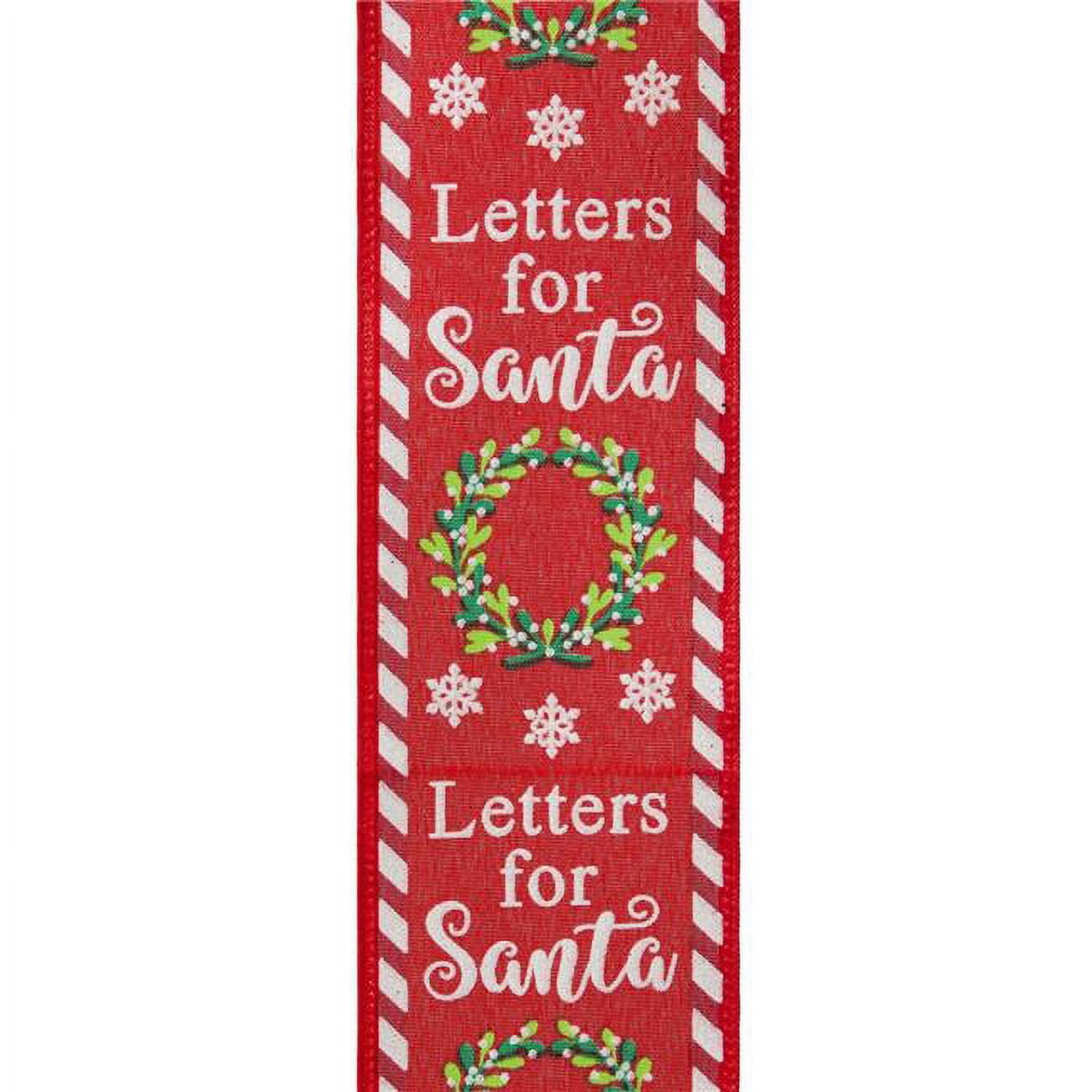 Mr MJs Trading AI RI401023 Letters For Santa Wreath On Red Wired Mr mjs trading ai ri401023 letters for santa wreath on red wired