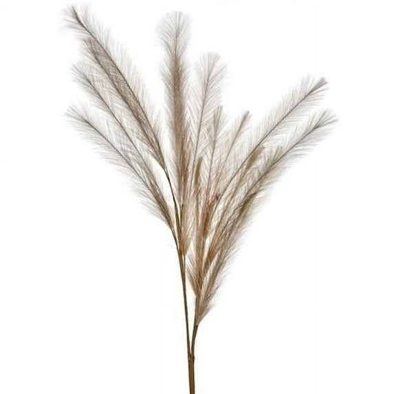 Mr. MJs Trading CM-RC380NA Natural Double Plume Feather Spray Faux Plants & Trees
