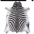 thumbnail image 1 of Mr. MJs Trading  Krava Zebra Print Faux Fur Hide Rectangle Area Rug - Zebra Print - 77in. x 98in., 1 of 1
