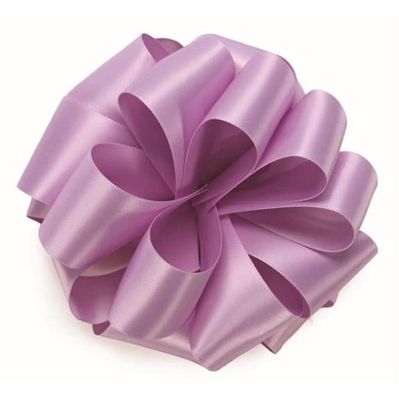 Mr. MJs Trading  Light Orchid Purple Double Face Satin Ribbon