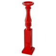 thumbnail image 1 of Mr. MJs Trading  Red Wooden Spindle Candle Holder, 1 of 1