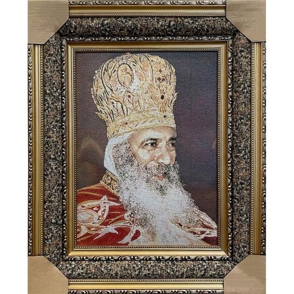 Mr. MJs Trading SC-YL402 Pope Shenouda Framed Tapestry