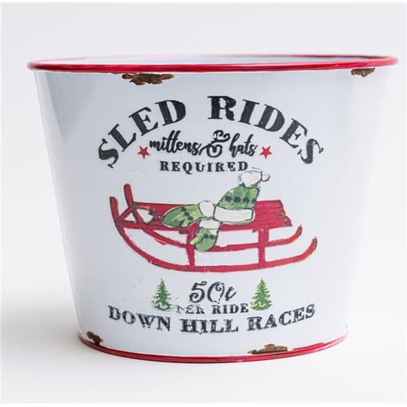 Mr. MJs Trading AI-GA3510-860 Sled Rides Down Hill Races Sled Pattern Planter