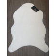 thumbnail image 1 of Mr. MJs Trading VA-FRF-26-204WHT 2 x 6 ft. White Rabbit Shaped Faux Fur Area Rug, 1 of 1