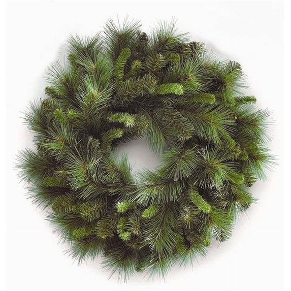Mr. MJs VL-X-AN2413 36 in. Mixed Pine Wreath - 174 Tips, Green