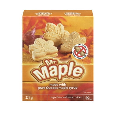 Mr. Maple Maple Flavoured Creme Cookies 325g/11.5 oz