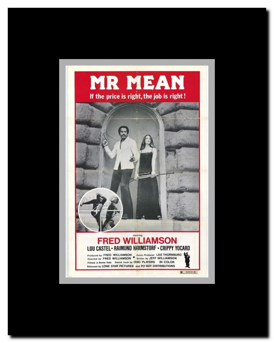 Mr. Mean Framed Movie Poster