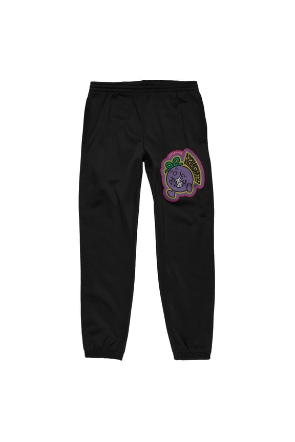 Mr. Men And Little Miss Classic Miss Naughty Men's Black Sweatpants-Large