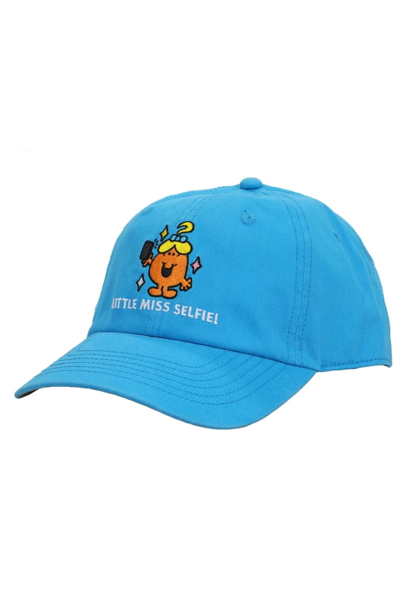 Mr. Men And Little Miss Meme Little Miss Selfie Men's Blue Dad Hat